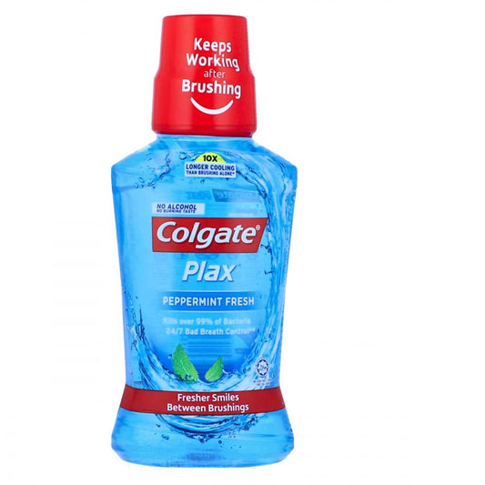 COLGATE PLAX MOUTH WASH PEPPERMINT FRESH 250 ML