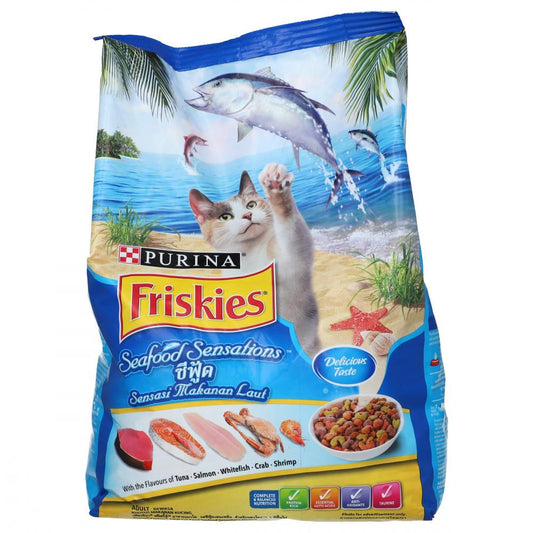 PURINA FRISKIES CAT FOOD ADULT SEAFOOD SENSATION 1.2 KG