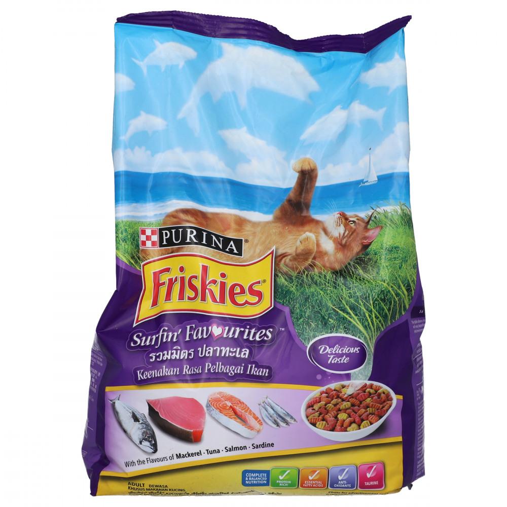 PURINA FRISKIES CAT FOOD ADULT SURFIN TURFIN 1.2KG