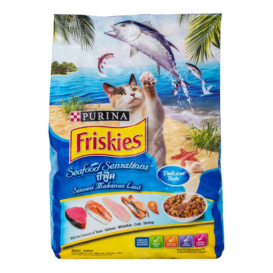 PURINA FRISKIES CAT FOOD ADULT SEAFOOD SENSATION 3 KG