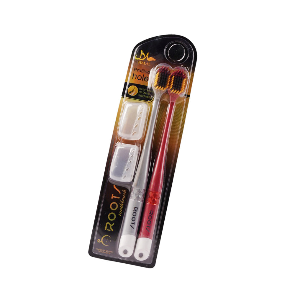 ROOTS NATURAL TOOTH BRUSH 2PCS SOFT PACK EP005