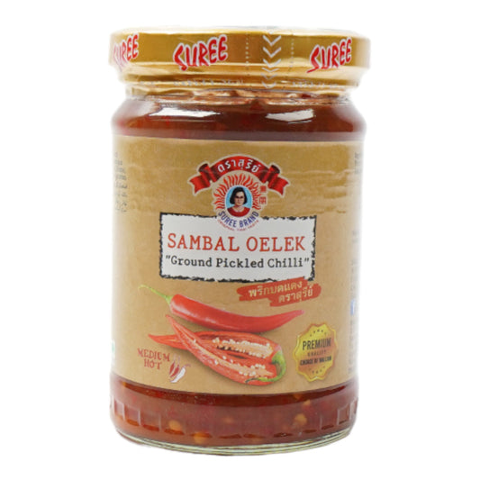 SUREE GROUND PICKLED CHILLI SAMBAL OELEK 227 GM