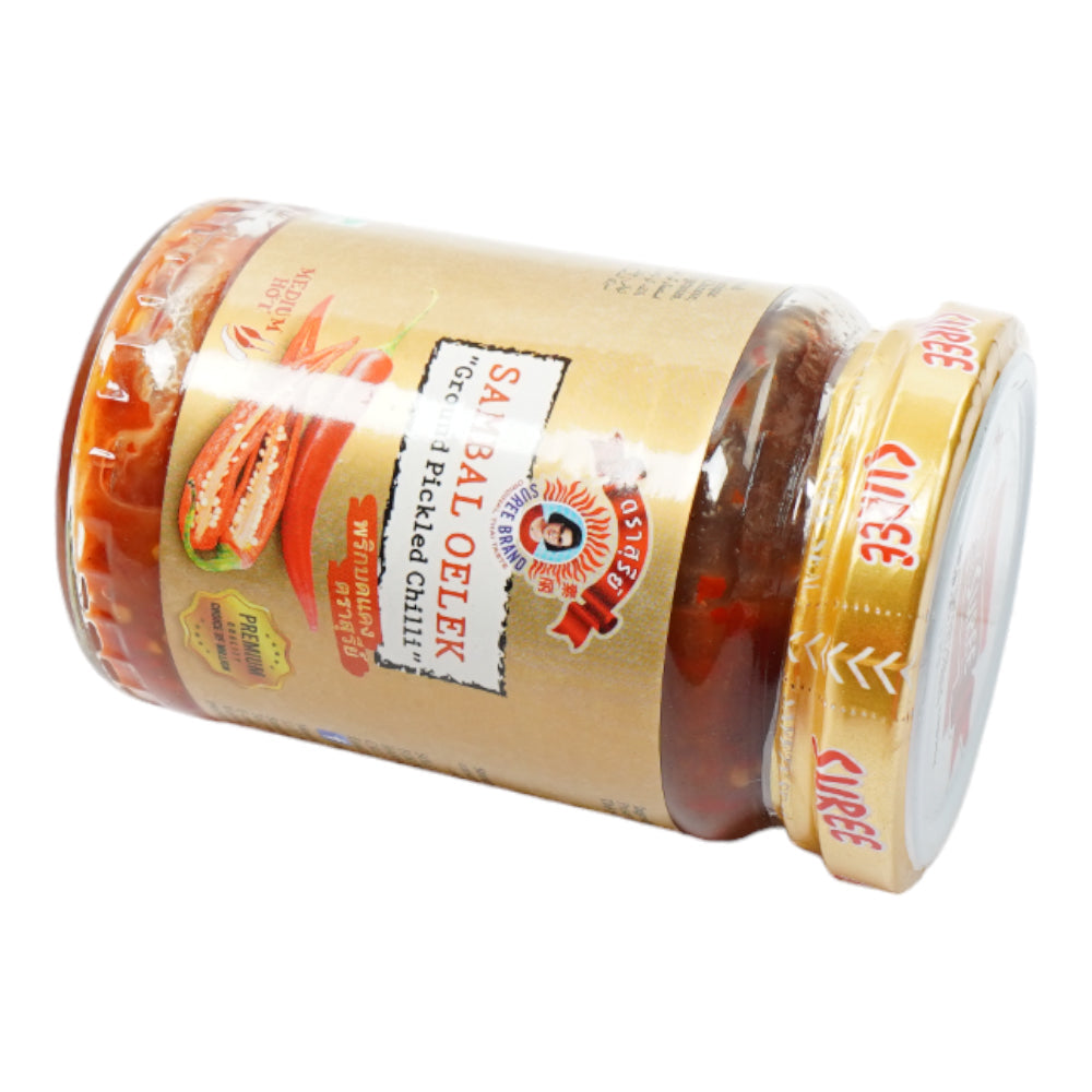 SUREE GROUND PICKLED CHILLI SAMBAL OELEK 227 GM