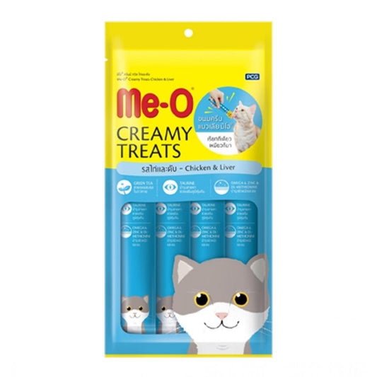 ME-O CAT FOOD CREAMY TREATS CHICKEN LIVER 60 GM