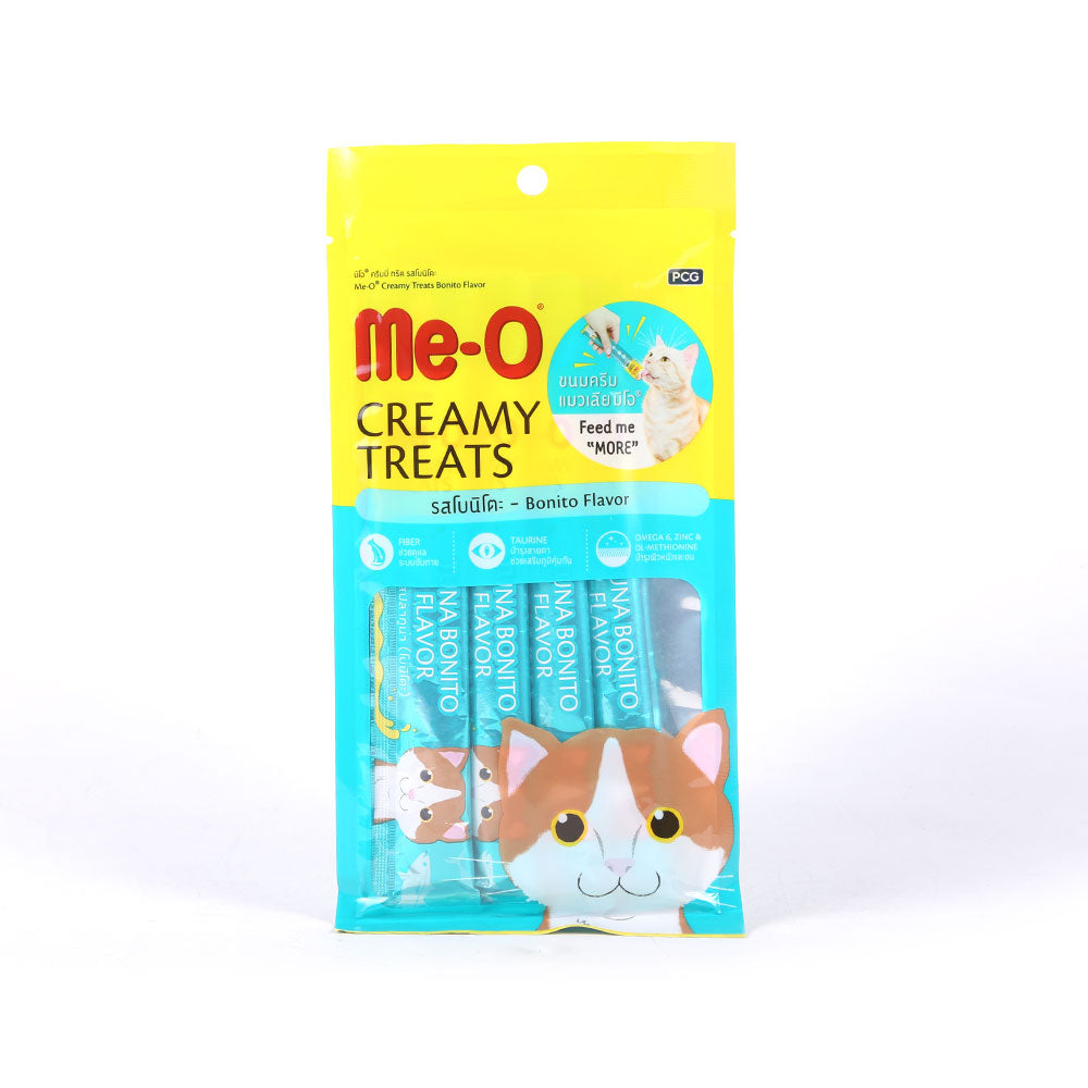 ME-O CAT FOOD CREAMY TREATS BONITO FLAVOR 60 GM