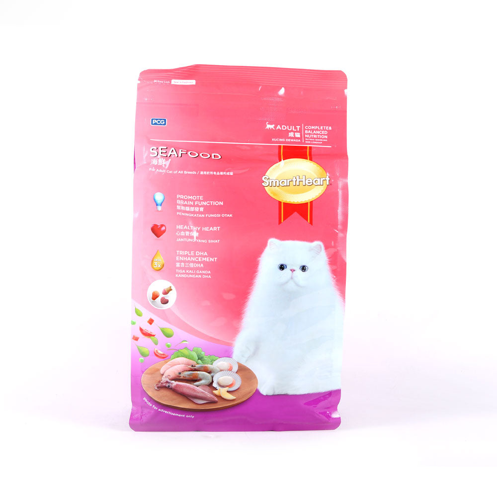 SMART HEART CAT FOOD ADULT SEAFOOD 1.5 KG