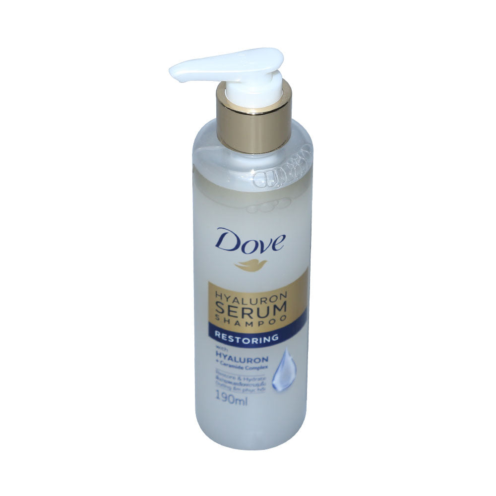 DOVE SERUM SHAMPOO RESTORING HYALURON 190 ML