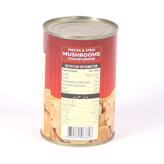 SMS MUSHROOM PIECES STEMS 400 GM BASIC