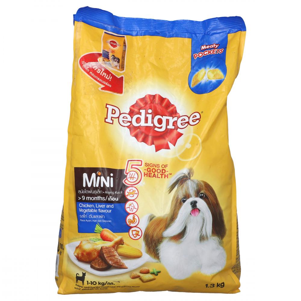 PEDIGREE DOG FOOD MINI CHICKEN LIVER & VEGETABLE 1.3 KG