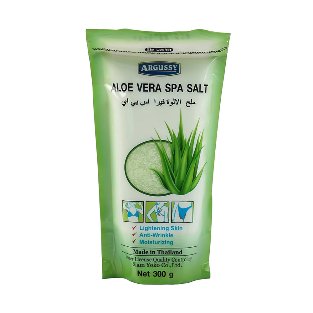 ARGUSSY BODY SPA SALT ALOE VERA 300 GM