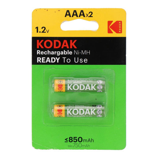 KODAK READY TO USE RECHARGEABL BATTERIES AAA2 850 MAH BASIC