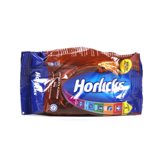 HORLICKS DRINKING POWDER CHOCOLATE POUCH 200 GM