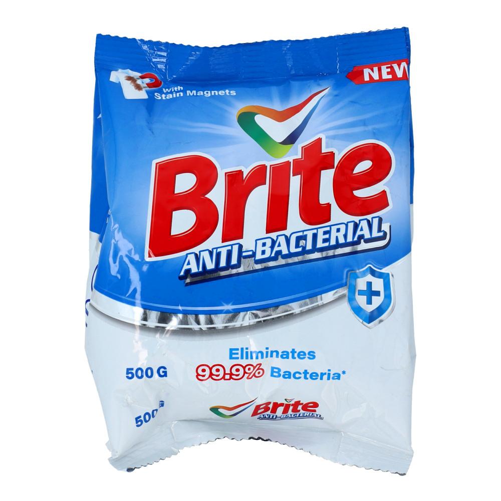 BRITE ANTI-BACTERIAL DETERGENT POWDER 500G