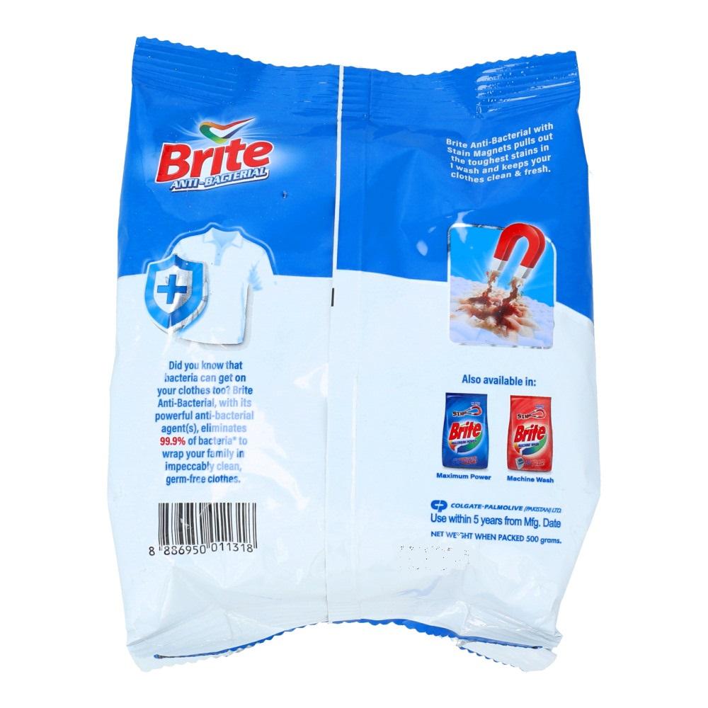 BRITE ANTI-BACTERIAL DETERGENT POWDER 500G