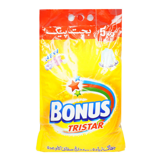 BONUS TRI STAR WASHING POWDER 5KG