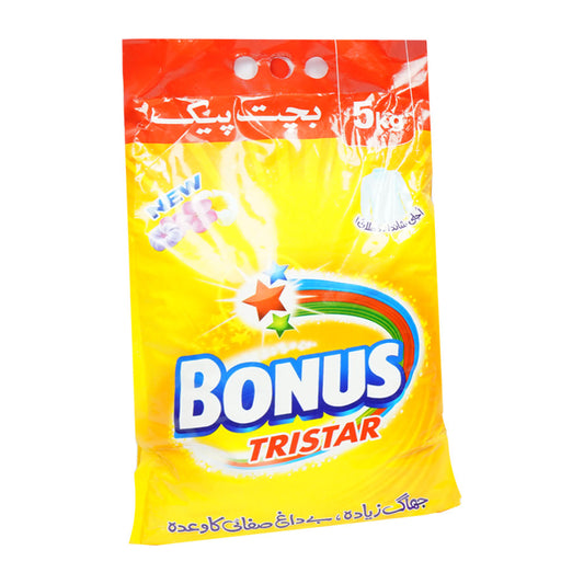 BONUS TRI STAR WASHING POWDER 5KG