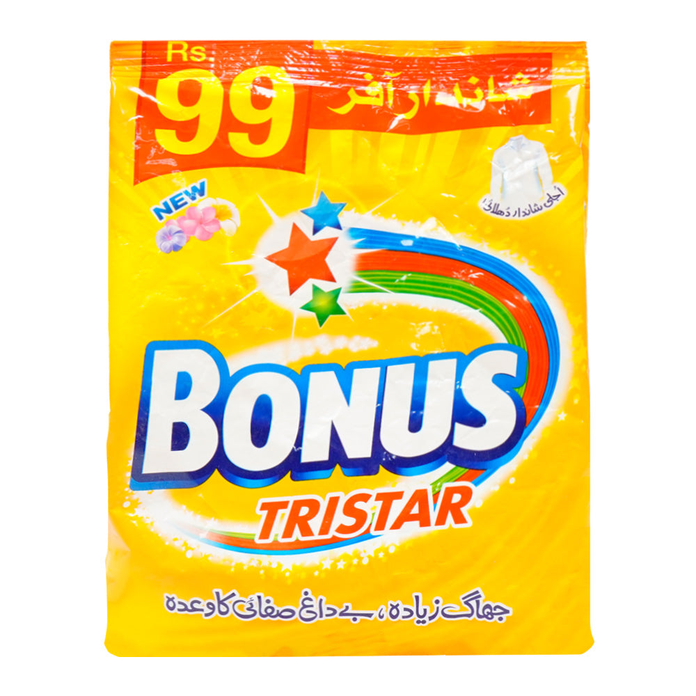 BONUS WASHING POWDER TRISTAR POUCH 485 GM