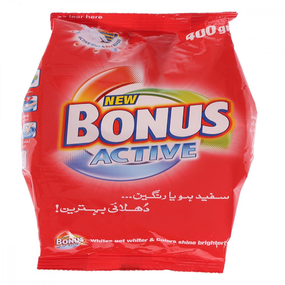 BONUS WASHING POWDER ACTIVE 400 GM