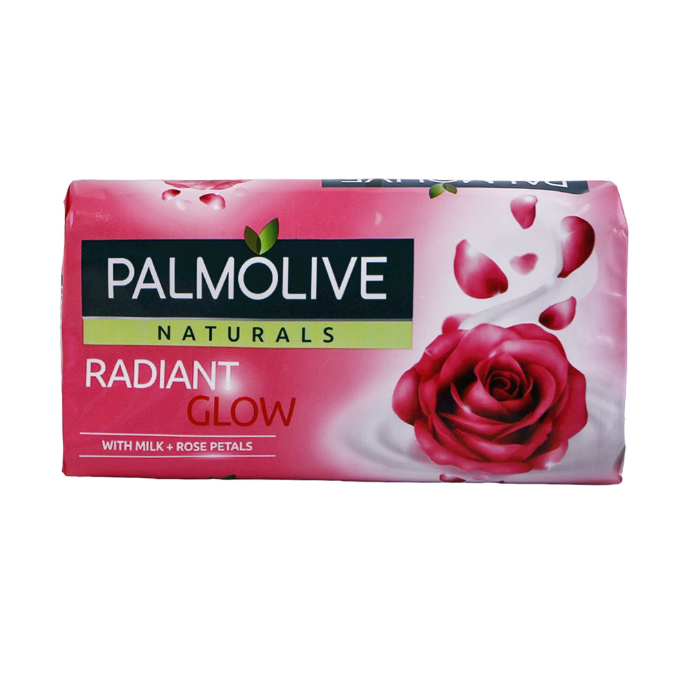 PALMOLIVE SOAP RADIANT GLOWÂ  MILK AND ROSE PETAL 130 GM