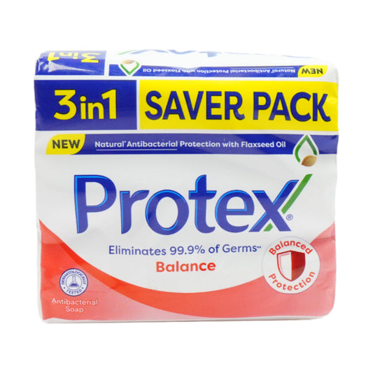 PROTEX SOAP BALANCE SAVER PACK 3 IN 1 3X130 GM