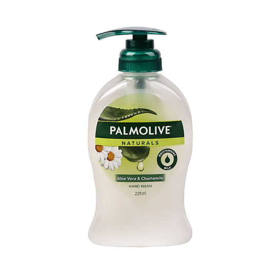 PALMOLIVE HAND WASH ALOE VERA AND CHAMOMILE BOTTLE 225ML