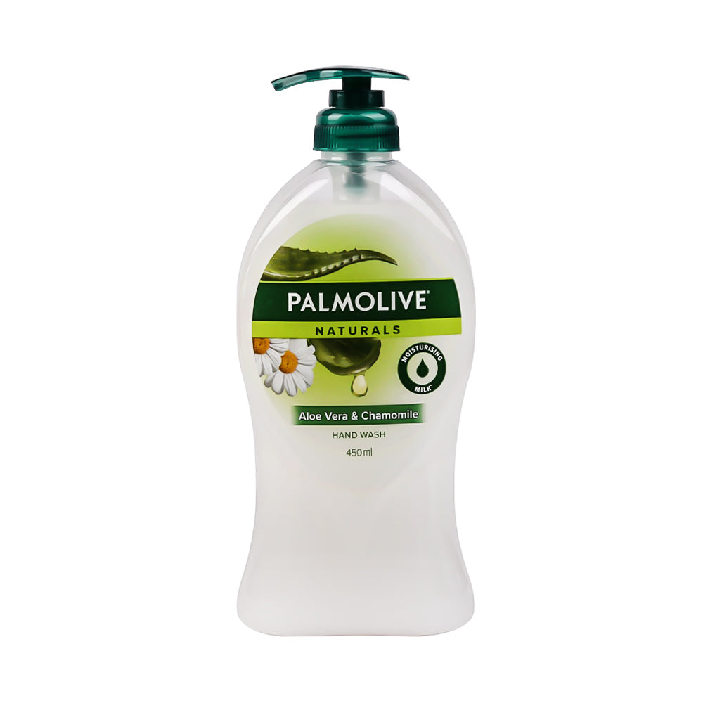 PALMOLIVE HAND WASH ALOE VERA AND CHAMOMILE BOTTLE 450 ML