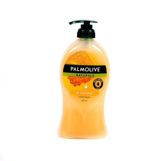 PALMOLIVE HAND WASH MILK AND HONEY BOTTLE 450ML