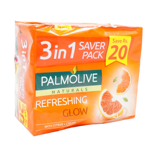 PALMOLIVE SOAP REFRESHING CITRUS AND CREAM 3X98 GM