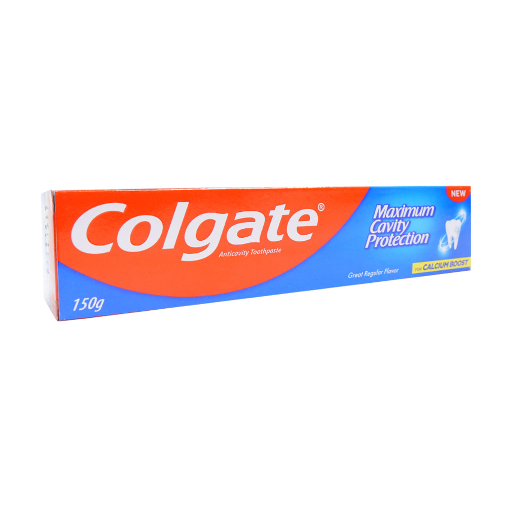 COLGATE TOOTH PASTE MAXIMUM CAVITY PROTECTION 150 GM