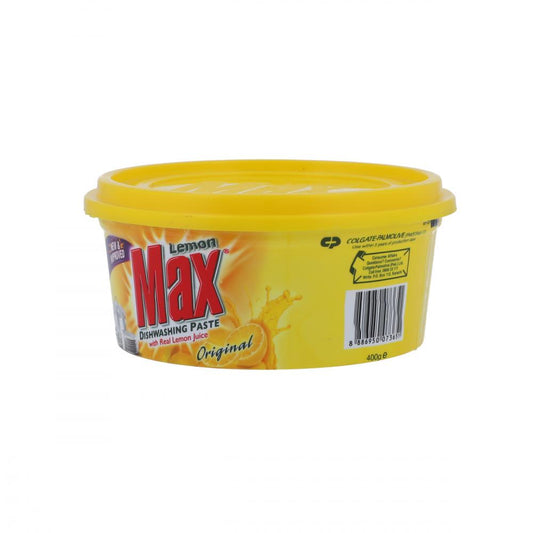 LEMON MAX DISHWASH PASTE YELLOW 400 GM