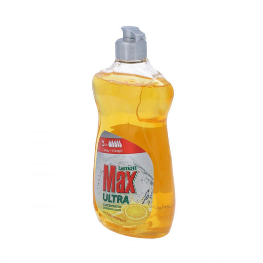 LEMON MAX DISHWASH LIQUID ULTRA YELLOW 500 ML