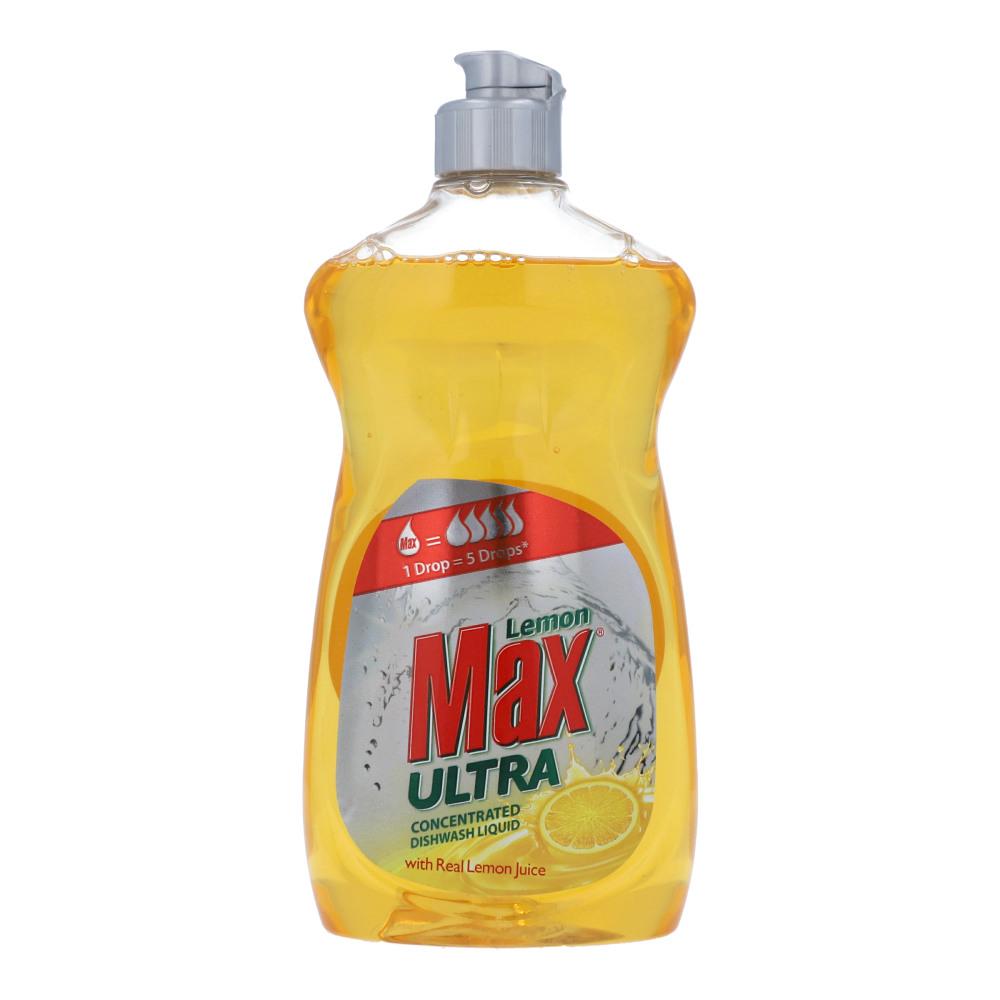 LEMON MAX DISHWASH LIQUID ULTRA YELLOW 500 ML