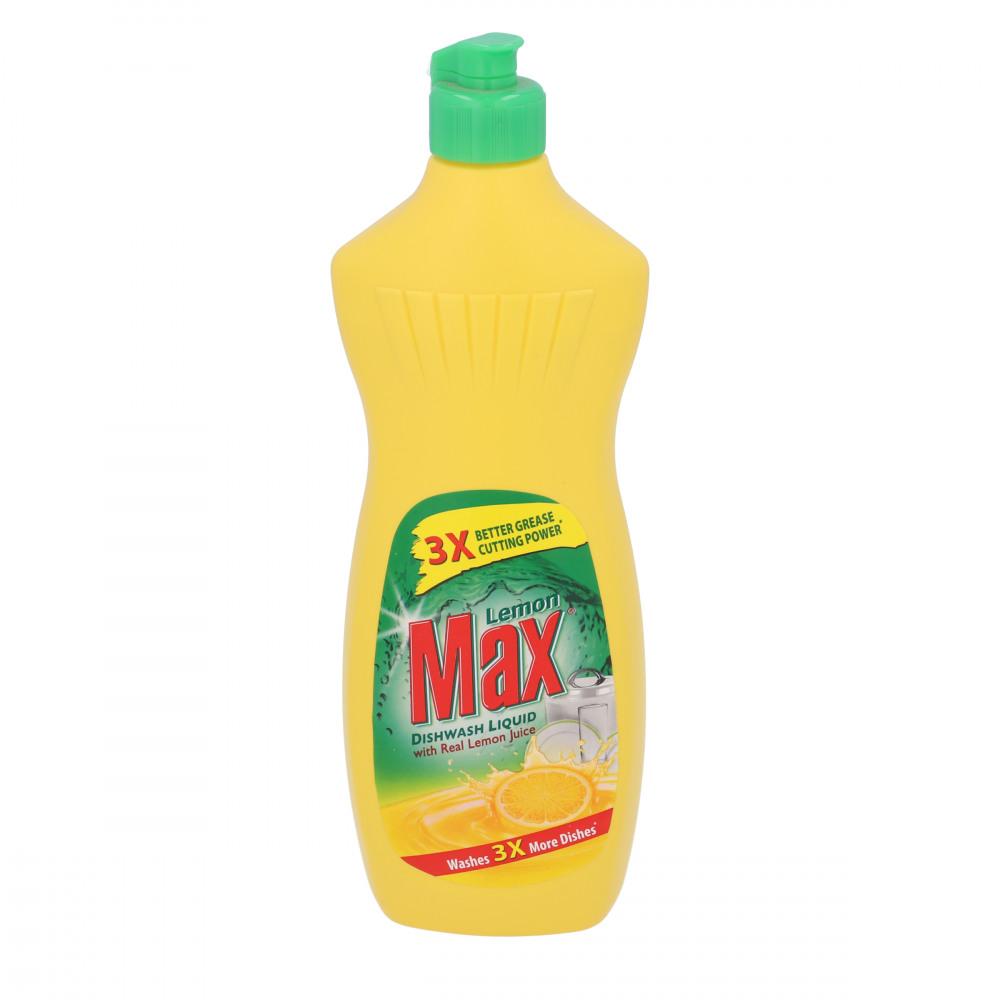 LEMON MAX DISHWASH LIQUID LEMON 475 ML