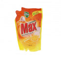 LEMON MAX DISHWASH LIQUID ANTI BACTERIAL POUCH 540 ML