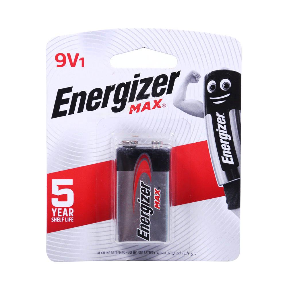 ENERGIZER MAX ALKALINE BATTERIES 9V 1 PC