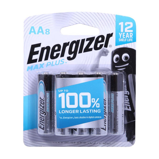 ENERGIZER BATTERY MAXPLUS ALKALINE 2A BP 8 PCS