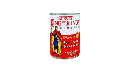 KING OF KINGS MILK EVAPORATED TIN 390 GM