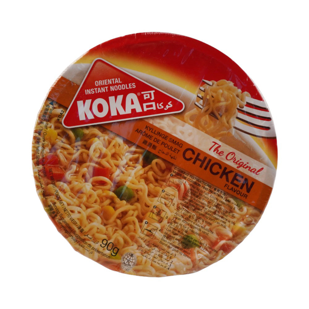 KOKA INSTANT NOOLDES CHICKEN FLAVOUR 90 GM