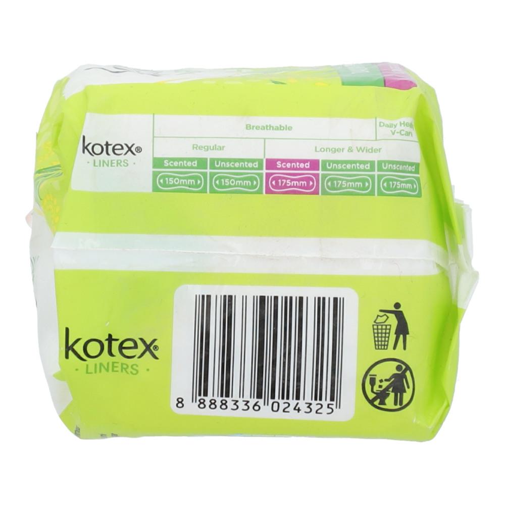 KOTEX SANITARY PADS DAILY AROMA FRESH ALOE VERA SCENT 16PC