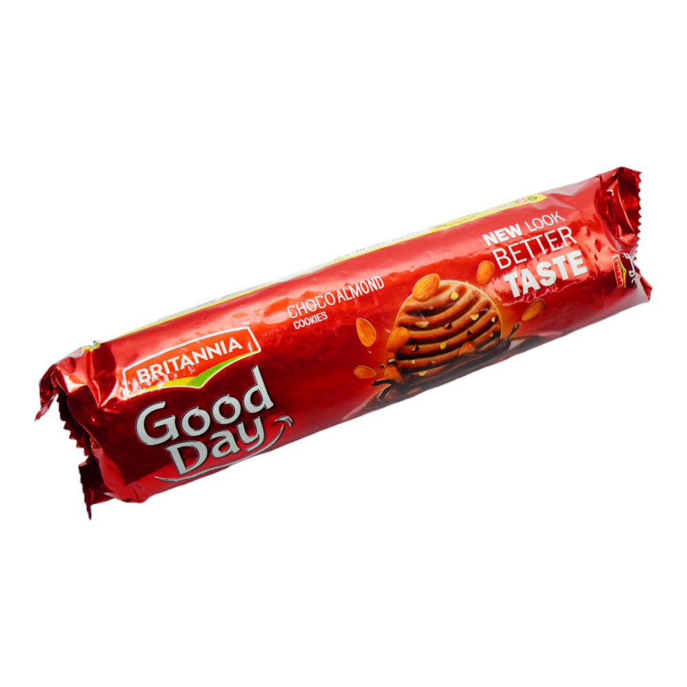 BRITANNIA GOOD DAY COOKIES CHOCO ALMOND 120 GM