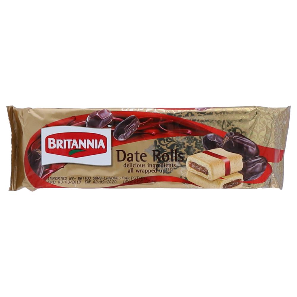 BRITANNIA DATE ROLLS 90 GM