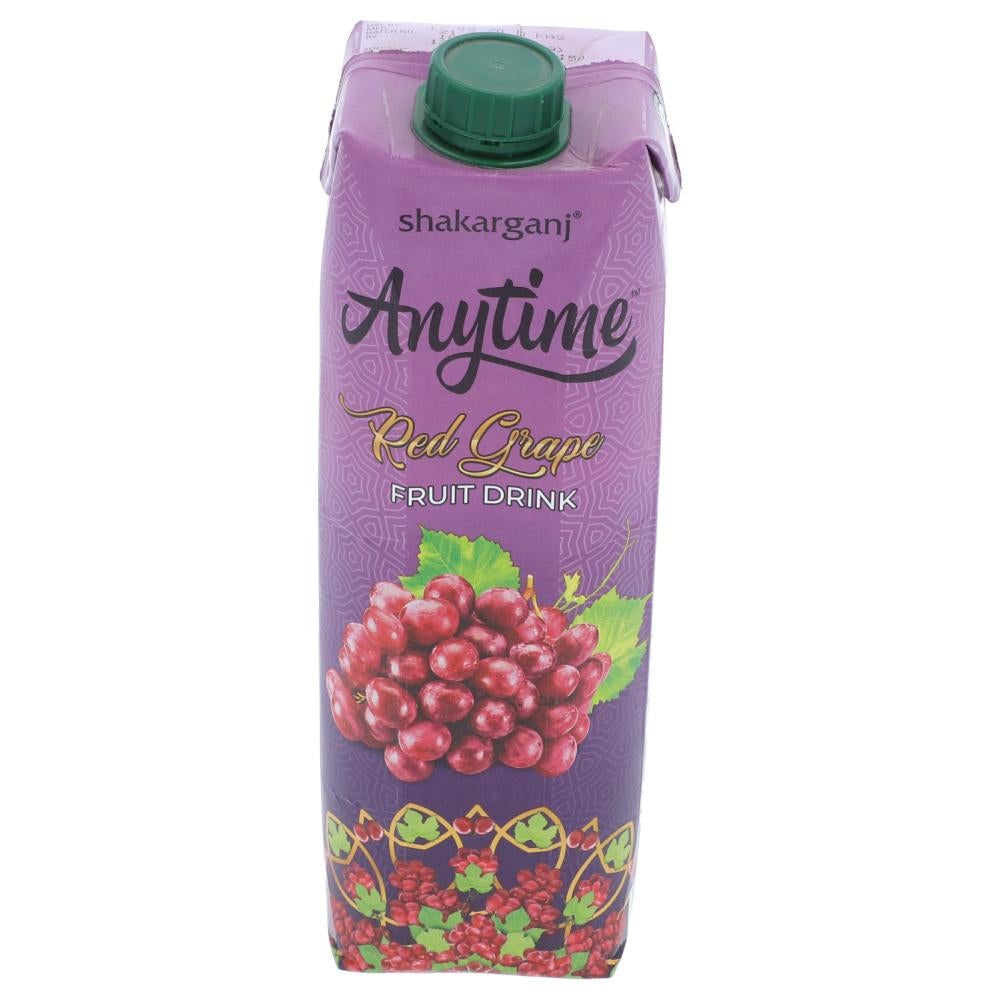 SHAKARGANJ ANYTIME RED GRAPE JUICE 1 LTR- CARTON