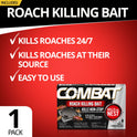 Combat Roach Killing Bait Stations for Small and Large Roaches, 12 Count