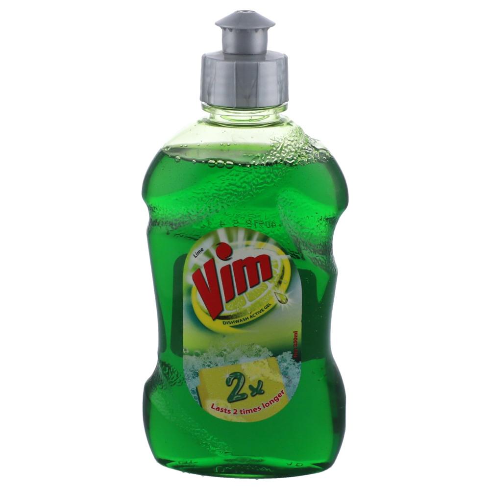 VIM DISHWASH ACTIVE GEL LIME 250 ML