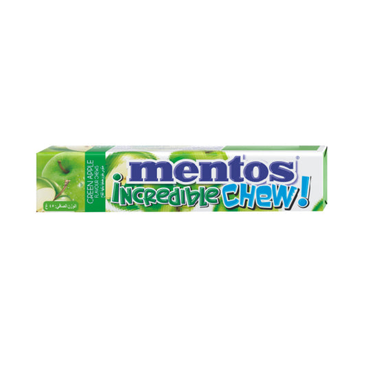 MENTOS INCREDIBLE GREEN APPLE CHEW 45 GM