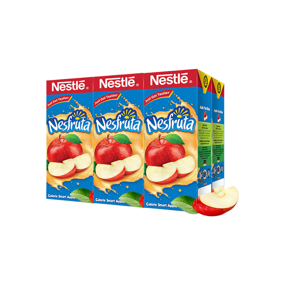 NESTLE NESFRUTA JUICE APPLE FRUIT 200 ML-CARTON