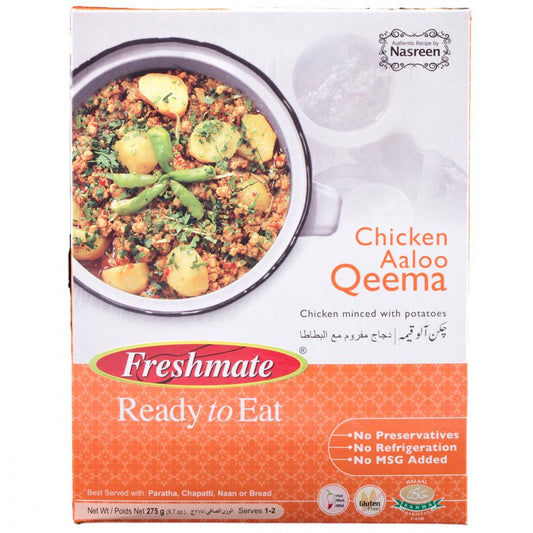 FRESHMATE CHICKEN AALOO QEEMA 275 GM