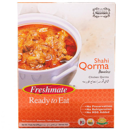 FRESHMATE SHAHI CHICKEN QORMA BONELESS 275 GM