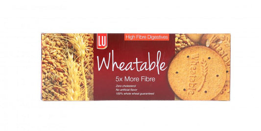 LU WHEATABLE HIGH FIBRE DIGESTIVE BISCUITS 129.6 GM