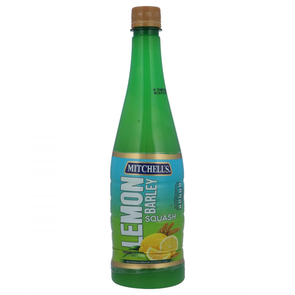 MITCHELLS SQUASH LEMON BARLEY 800 ML